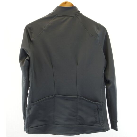 Adidas Primegreen Cycling Jacket | Womens Sz L, Charcoal Gray, 3 Stripes - Picture 2 of 7